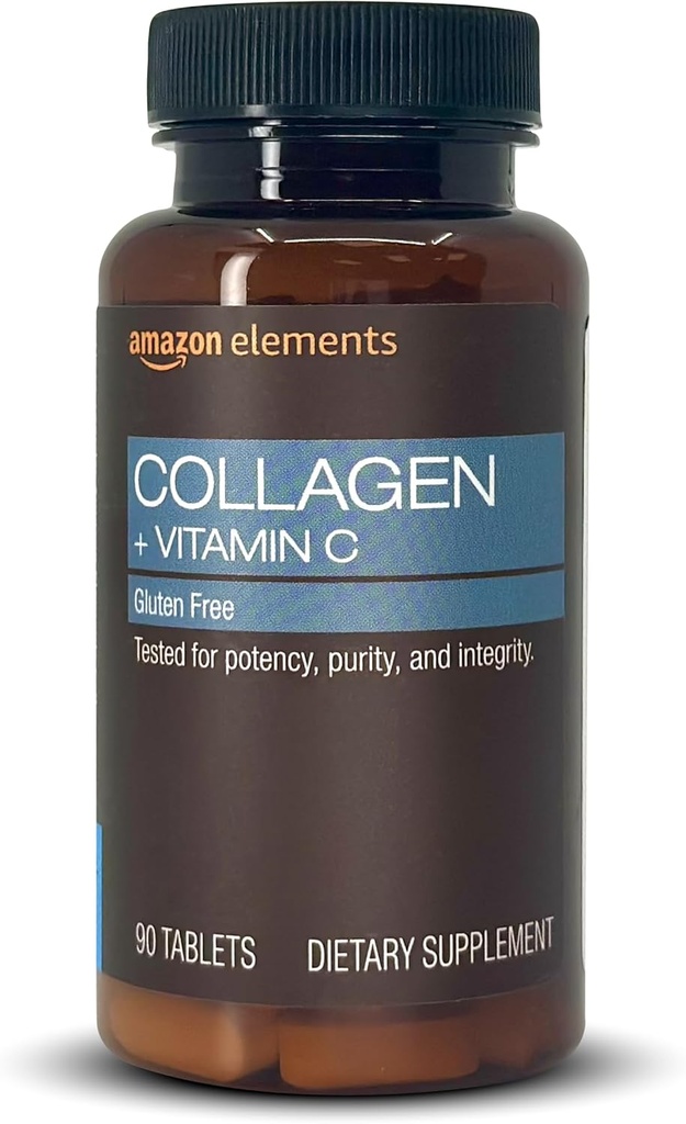 Elements Collagen, + Vitamin C, 2500 mg Collagen, per Service, 90 Tablet, 1 Ay Supply