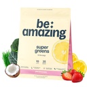 Prebiyotiks, Digestive Enzymes & Antioksis, 35 Meyve ve Veggies, Electrolytes & Fiber, Vegan, Gluten Free Juice & Smoothie Mix, Pink Lemonade, 25 Hizmet
