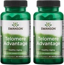 Swanson Ultra Telomere Πλεονέκτημα 60 Veg Caps 2 Συσκευασία