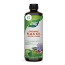 Nature's Way Organic Flax Oil Super Lignan, Cold-Pressed ve Unrefined, 24 Fl Oz