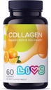 LIVS Collagen Gummies for Women & Men | Multi Collagen Hydro - Hydrolyzed Collagen, | Collagen Toz Alternative for Skin, Hair, Nails & Commons | Gluten Free 100 mg Marine Collagen
