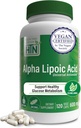 Health Thru Nutrition Alpha Lipoic Acid 600mg 120 Servings | Certified Vegan | Universal Antioxidant | Non-GMO, 3rd Party Tested, Hypoallergenic, Gluten Free, Soy Free ALA Capsules