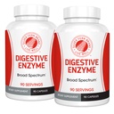 Silver Fern Brand Ultimate High Potency Digestive Enzyme Supplement - 2 Şişe -% 100 Intestinal Coverage - Digestive Comfort - Gıda Tolerability