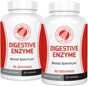 Silver Fern Brand Ultimate High Potency Digestive Enzyme Supplement - 2 Şişe -% 100 Intestinal Coverage - Digestive Comfort - Gıda Tolerability