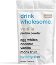 Allsome Vanilla Egg White Protein Toz | Hassas Stomachs | Gut Friendly | Add & Dairy Free | No Yapay Sweeteners | No Bloating, Farts or Gas | No Constipation or Diarrhea