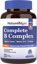 Complete B Complex, Όλες οι 8 Β Βιταμίνες, Methyl B12, methyl folate, Biotin, P-5-P, Εξαιρετικά απορροφήσιμες, Παραγωγή Ενέργειας, 60 Vegan Caps