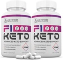 Justified Laboratories (2 Pack F1 Keto Pills 1275MG New & Improv Formula Contains Apple Cider Vinegar Ekstra Virgin Zeytinyağı Toz Yeşil Çay Broşürü 120 Capsules