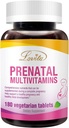 Lovita Prenatal Multivitaminler - Daha önce Kapsamlı Nutrient Desteği, Sıra ve Post-Pregnancy - 180 Vegetarian Tabletler -