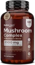 Mushroom Kompleksi | Cordyceps Mushroom, Reishi, Shiitake, Maitake ve Lions Mane Supplement. 10Mushroom Supplement Your Mind and Body | 180 Mushroom Capsules