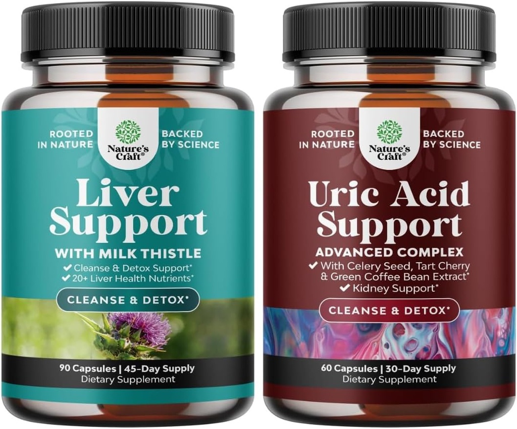 Liver Cleanse Detox & Tamir - Silymarin Milk Butle with Dandelion Root & Artichoke Extract and Green Coffee Bean Türlü - Turmeric Tart Cherry & Celery Seed