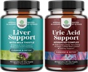 Liver Cleanse Detox & Tamir - Silymarin Milk Butle with Dandelion Root & Artichoke Extract and Green Coffee Bean Türlü - Turmeric Tart Cherry & Celery Seed