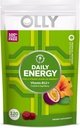 OLLY Daily Energy Gummy, Caffeine Free, Vitamin B12, CoQ10, Goji Berry, Yetişkin Chewable Supplement, Tropikal Flavor - 120 Kont Pouch