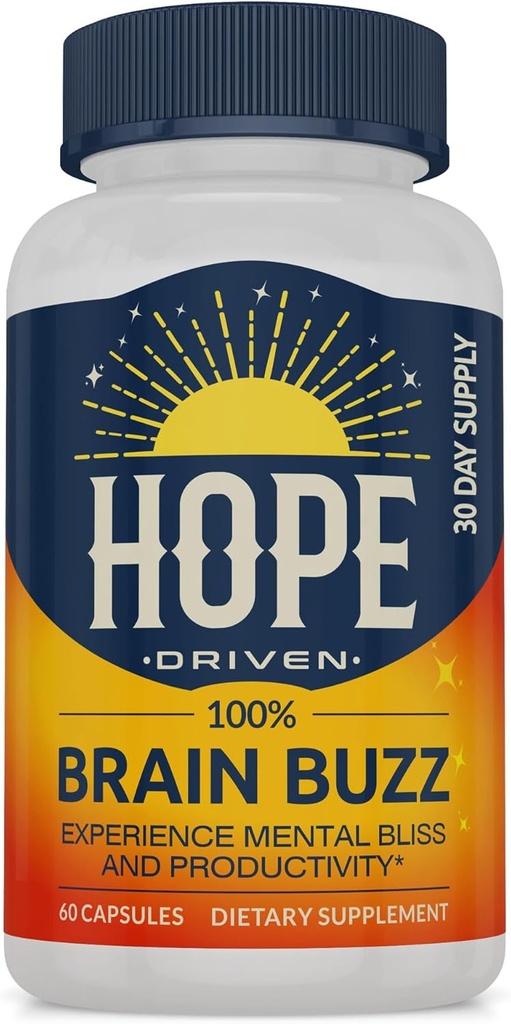 Beyin Buzz Brain Supplement for Memory and Focus | Memory Supplement for Brain | 40-in-1 Brain ATM Supplement for Focus, Memory, Clarity, Energy, Performance | For Men & Women | 60 Veggie Capsules