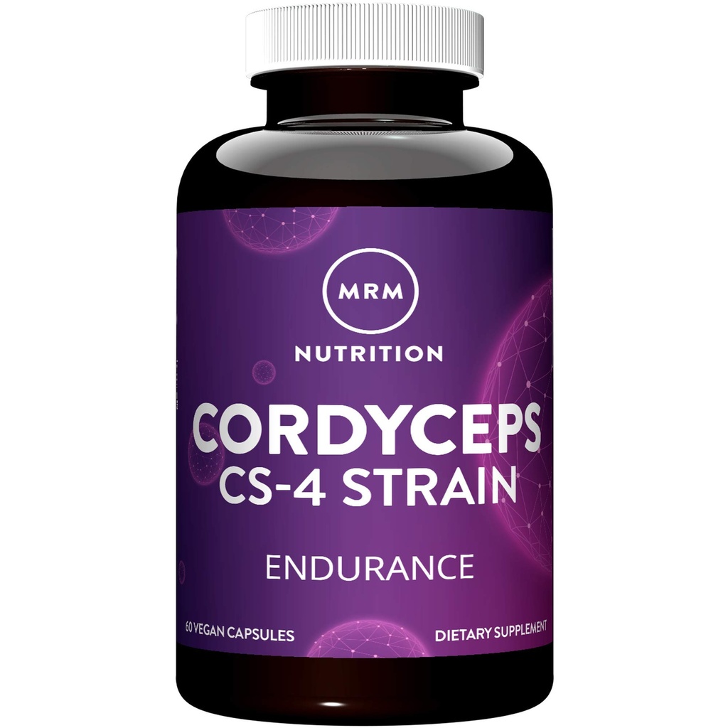 MRM Beslenme Cordyceps | CS-4 Strain | Endurance | Adaptogens | Mushrooms | Enerji + Endurance | Vegan | 60 Hizmet