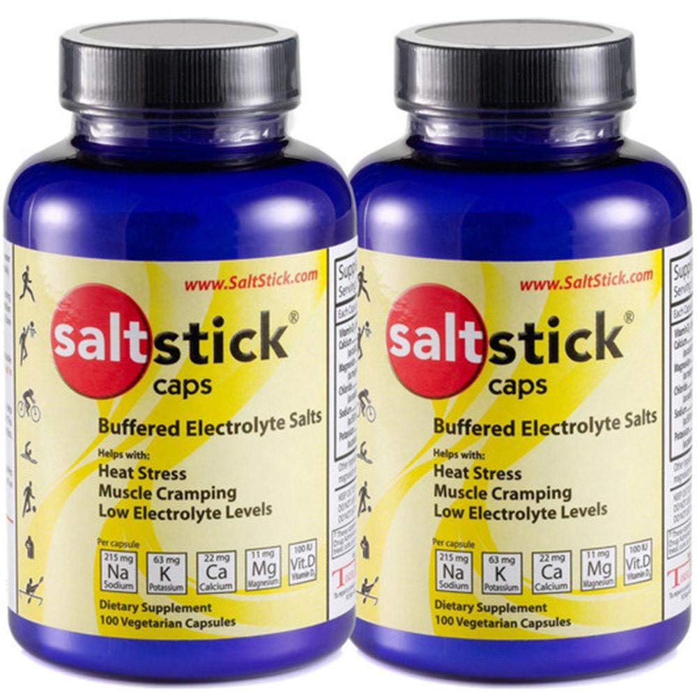 SaltStick Caps Electrolyte Change 100 Count (200 Capsules) (Packating May Vary)
