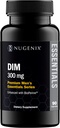 Nugenix Essentials DIM Supplement 305 mg Diindolylmethane & BioPerine for Hormon Dengesi, 90 Capsules