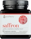 Youtheory Saffron Advanced Diyetary Supplement, Elevates Mood & mental Focus, 60 Capsules