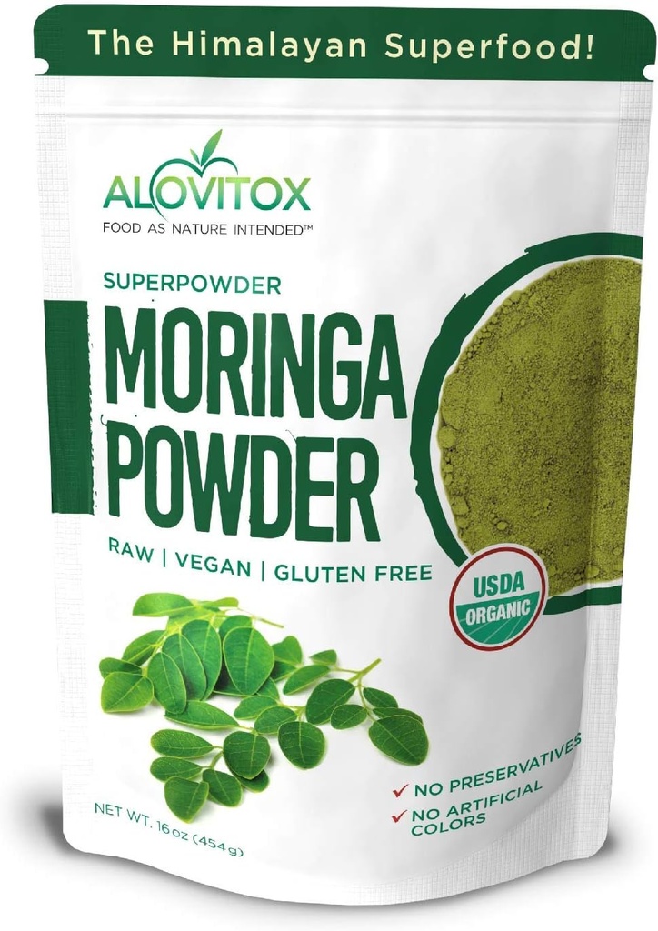 Organic Moringa Oleifera Powder 16 oz 