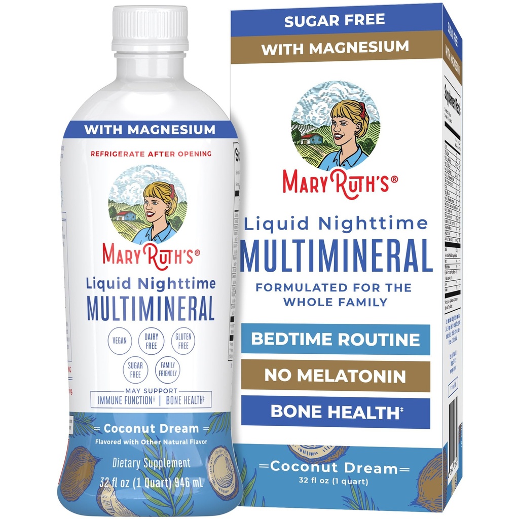 MaryRuth Organics Liquid Nighttime Multimineral 