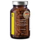 CLAV Vitamin B Kompleksi - 120 Capsules - Tüm 8 B Vitaminleri Co-Factors Myo-Inositol & Choline - Supports Energy Metabolism - Vegan - Almanya'da Made in Germany