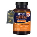 Turmeric 2280 mg (High Strength) with Black Pepper & Ginger - 180 Vegan Turmeric Capsules with Active Materials Curcumin I UK Made by Prowise Health
