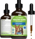 Köpekler için Kırmızı Gums - Gums & Dental Health, Oral Care, Sağlıklı Nefes, Coenzyme Q10, çinko Oksit, Calendula, Marshm Root - Veterinarian-Former Holistic Topical 4 oz (118 ml)