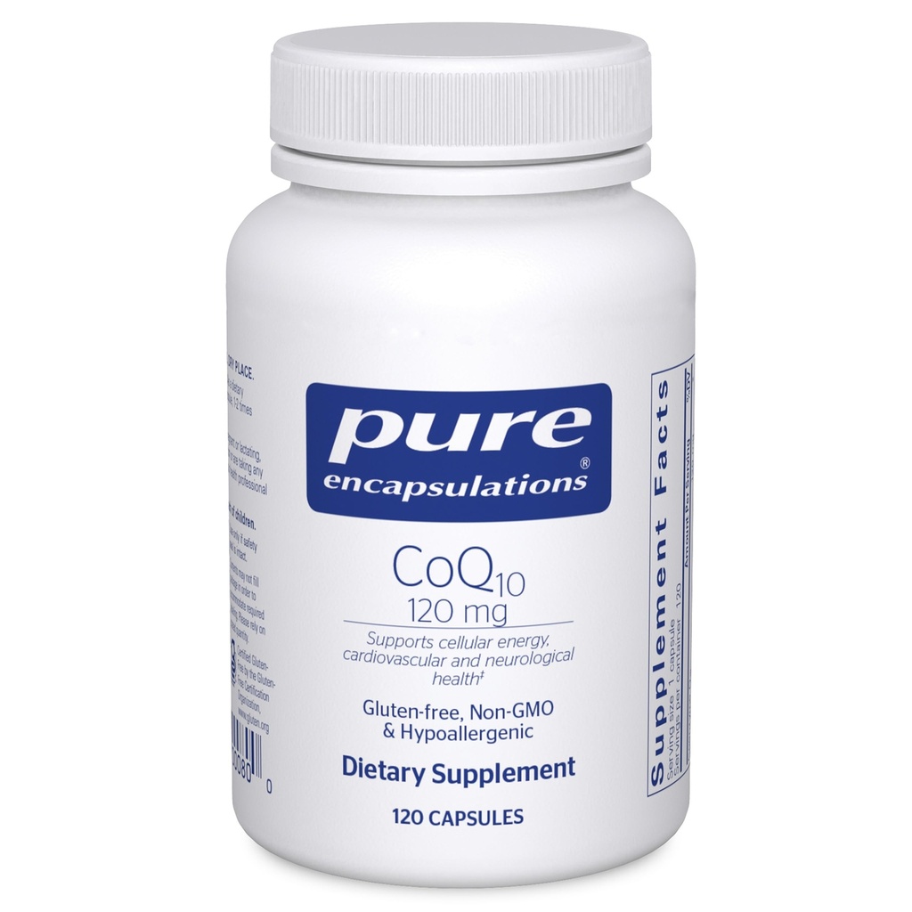Saf Encapsulations CoQ10 120 mg - Coenzyme Q10 Supplement for Heart Health, Energy, Antioksis, Brain & Memory Health - Hücre Sağlığı, Cognition & Cardiovascular Destek * - 120 Capsules