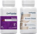 EyePromise Restore Macular Health Supplement Ekran Shield Teen Chewable Eye Vitamin