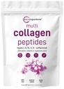 Mikro Malzemeler Multi Collagen, Toz, 8oz | Tip I, II, III, V, X + Biotin, C & Hyaluronik Asit | Unflavored | Destekler Saç, Skin & Ortak Sağlık | Chem, Non-GMO
