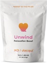 Unwind Boost Calming Natural Organic Menopause Support for Stress Relief - Add-on Branson protein Tozu - Relieve Menopausal Belirtileri - Organik Chamomile, Lavender & Lemon