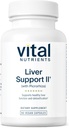 Vital Nutrieants Liver Support II with Picrorhiza, Milk Thistle and Curcumin | Vegan Supplement | Herbal Kombine Sağlıklı Canlı Fonksiyonları Desteklemek * | Gluten, Süt ve Soy Free | 60 Capsules