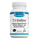 EuroMedica Tri-Iodine - Tiroid Sağlığını Destek - Kelp'ten Moleküler Iodine ve sodyum Iodide - Beyin & Enerji Desteği - 12.5 mg, 90 Capsules