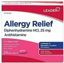 Lider Antihistamin Antihistamin Antigistamine Relief Diphenhydramine HCl, 25 mg Mini Tabletler, 24 Kont