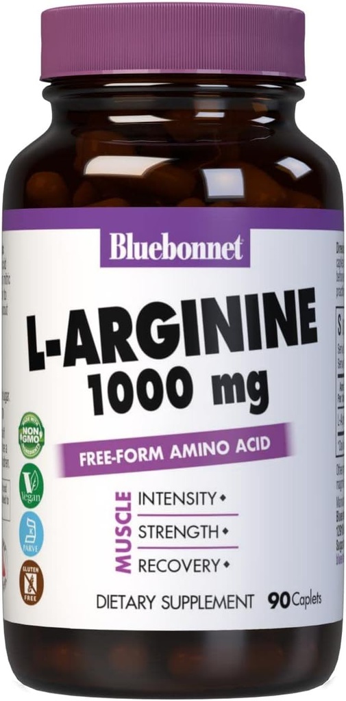 BlueBonnet L-Arginine 1000 mg Capsules, 90 Kont