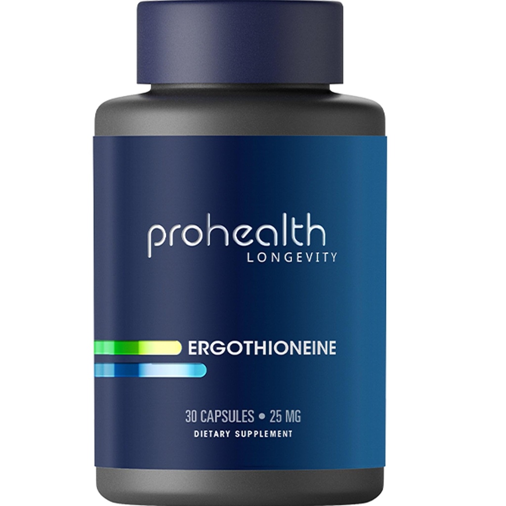 ProHealth Ergothioneine 5X Strength. 25mg Klinik Araştırma Dose. Natural Platinum Acid Mushroom Supplement for Improv Cognition, Heart Health. Temel Longevity Vitamin. 25 mg/Serving, 30 Hizmet