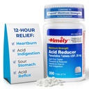 Zamanlı Asit Yönleri Famotidine 20 mg - Kalpburn Yardımı ve Asit İndigestion Belirtileri için Anatcid Asit Reflux Tıp - 200 Tablet