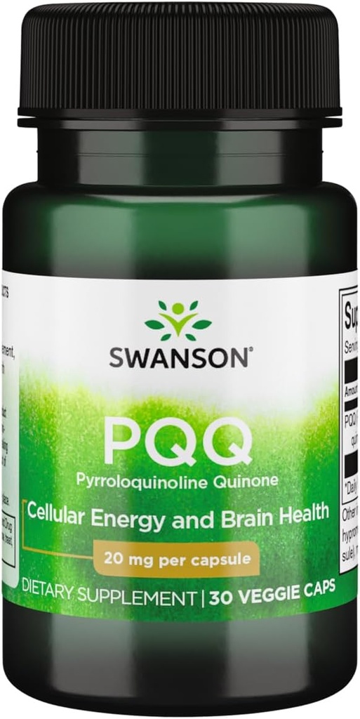 Swanson Pqq Pyrroloquinoline Quinone 20 Milligram 30 Veg Capsules