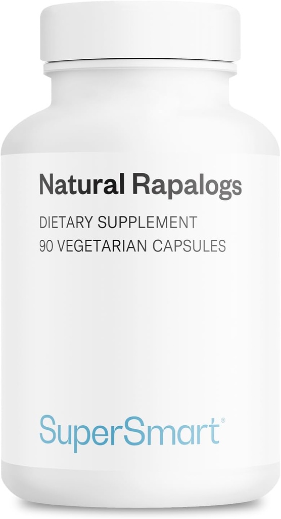 Supersmart - Natural Rapalogs (Advanced Formula) - EGCg, Fisetin, Trans-resveratrol, Salicin, Curcumin Phytosome | Non-GMO & Gluten Free - 90 Vegetarian Capsules