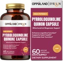 Pyrroloquinoline Quinone-PQ Supplement 20 mg-Depres Heart Health*-Gluten-Free,Non-GMO,Vegetarian-60 Veg Capsules
