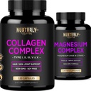 Magnezyum Citrate & Hoffman 500 mg Kompleksi ve Multi Collagen Peptides Toz Capsules - Yüksek Absorpsiyon maksimum Güçlü - Hidrojektif Kolajn Peptides