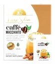 Luxe Slim Cafe Macchiato ile Hydrolyzed Collagen & Glutathione, 21g x 10 Sachets, 0.74 Ounce (Paketi 10)