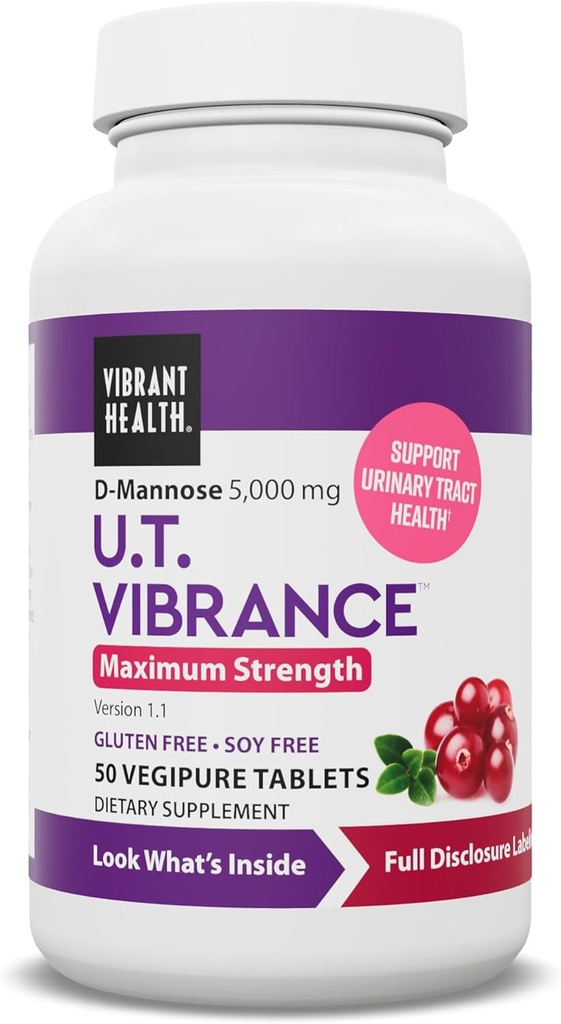 Vibrant Health, U.T. Vibrance, Urinary Tract Health için Kriz Müdahalesi, 50 Tablet