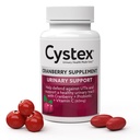 Cystex Cranberry Urinary Health Supplement - 3in-1 UTI Protection with Probiyotiks, Prebiyotiks, & Vitamin C - Supports Vaginal pH, Yeast Balance, & Urinary Health - Fast-Lawing - Sugar-Free - 75-Count