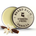 Striking Viking Ayıd Balm for Men - Beard Situationer - Styling Balm Doğal Türlü Ayıd Butter, Argan & Jojoba Oils (2 Ounce (kırda 1), Vanilla)