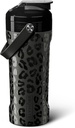 BrüMate MultiShaker Blender Shaker Şişe |% 100 Leakproof Ben paslanmaz Çelik | Pre Workout ve protein Shaker Şişe for the Gym | 26oz (Onyx Leopard)