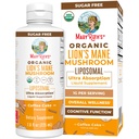 MaryRuth Organics Lions Mane Supplement | Ultra Abxia Liposomal | Full Spectrum Lion's Mane Mushroom | 200 mg Beta-Glucans Per | USDA Organic | Vegan | 7.6 oz | 15 Servisler
