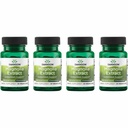 Swanson Magnolia Bark-Herbal Supplement Geleneksel olarak Nervous System & Digestive Health Support-May Propiratory Health & Stress Support (30 Veggie Capsules, 200 mg Her) 4 Pack
