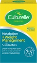 Culturelle Metabolism + Kilo Management with SlimBiotics® Probiyotik Capsules – 30 Kont – Güvenli Yönetme Kilo - Sağlıklı Metabolism ve Fiziksel ve Zihinsel Enerjiyi Destekleyin