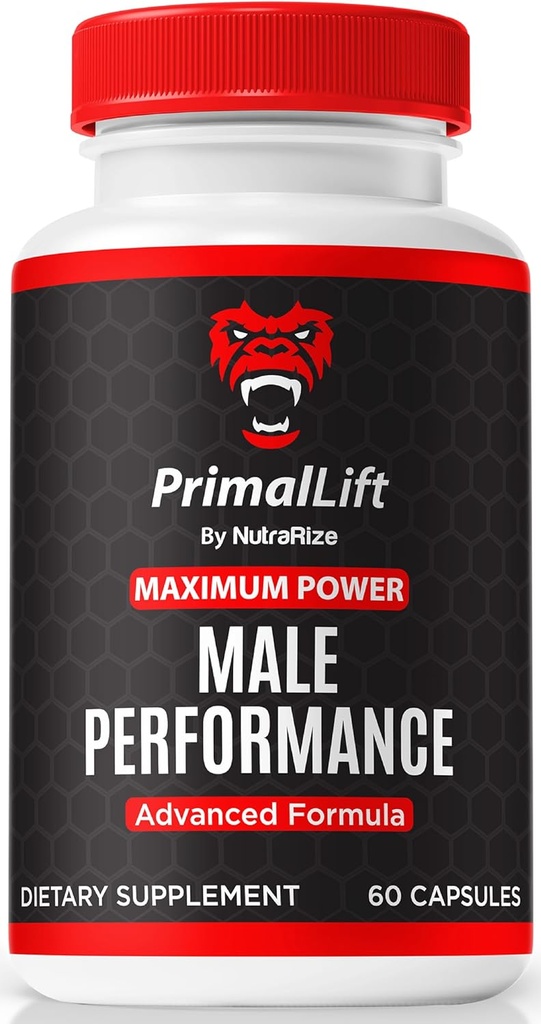 NutraRize PrimalLift Χάπια, επίσημη Primal Lift για τους άνδρες, PrimalLift Ανδρική Απόδοση, Όλα τα φυσικά Formula για την υποστήριξη της απόδοσης και της συνολικής ευεξίας του σώματος, PrimalLift ME Review (60 κάψουλες)