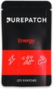 Pure Patch Energy Patch – Plant-Based Vegan Topical Patch – Caffeine – CoQ10 – Amino Asits – Elektrolytes – Non-Ingestible – Water-Resistant – Skin – Gluten Free – Made in USA – 6 Patches –